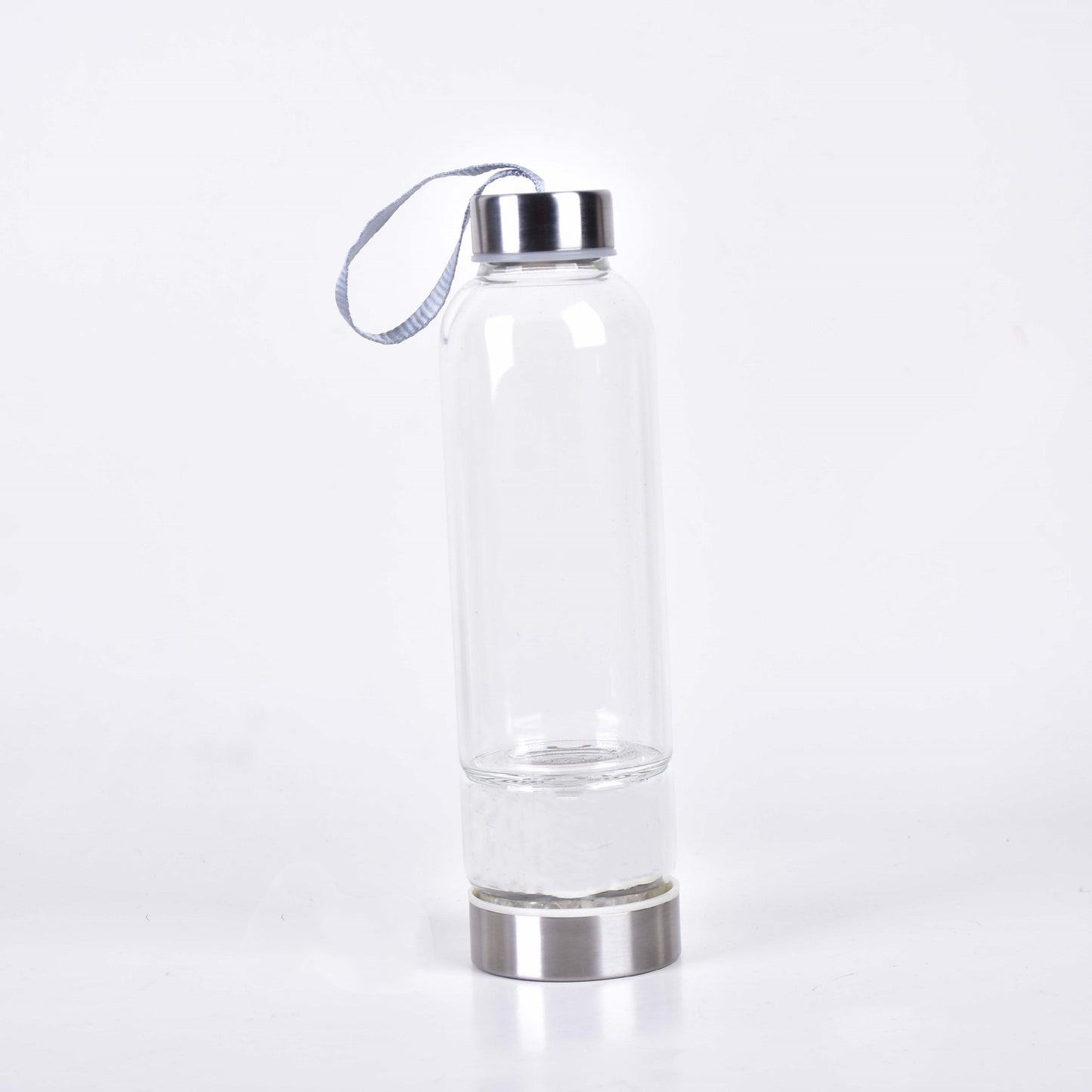 Natural crystal gravel water bottle