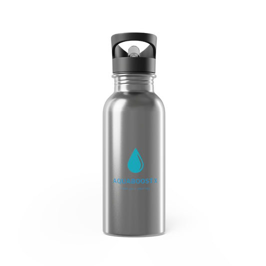 Stainless Steel Water Bottle With Straw, 20oz